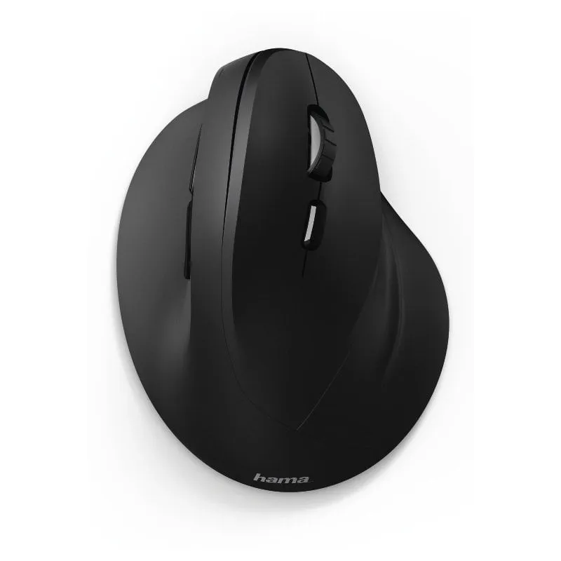 Mouse ottico ergonomico wireless Hama EMW-500 1800 DPI Nero - immagine 1