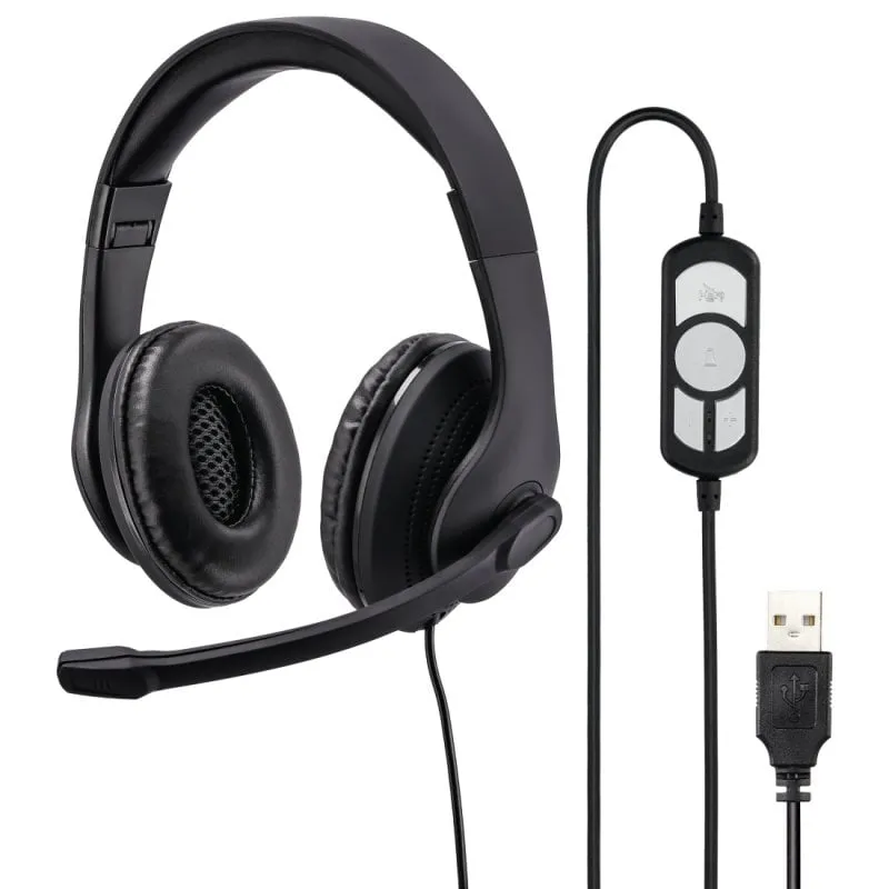 Cuffie USB Hama HS-USB300 con microfono - immagine 1