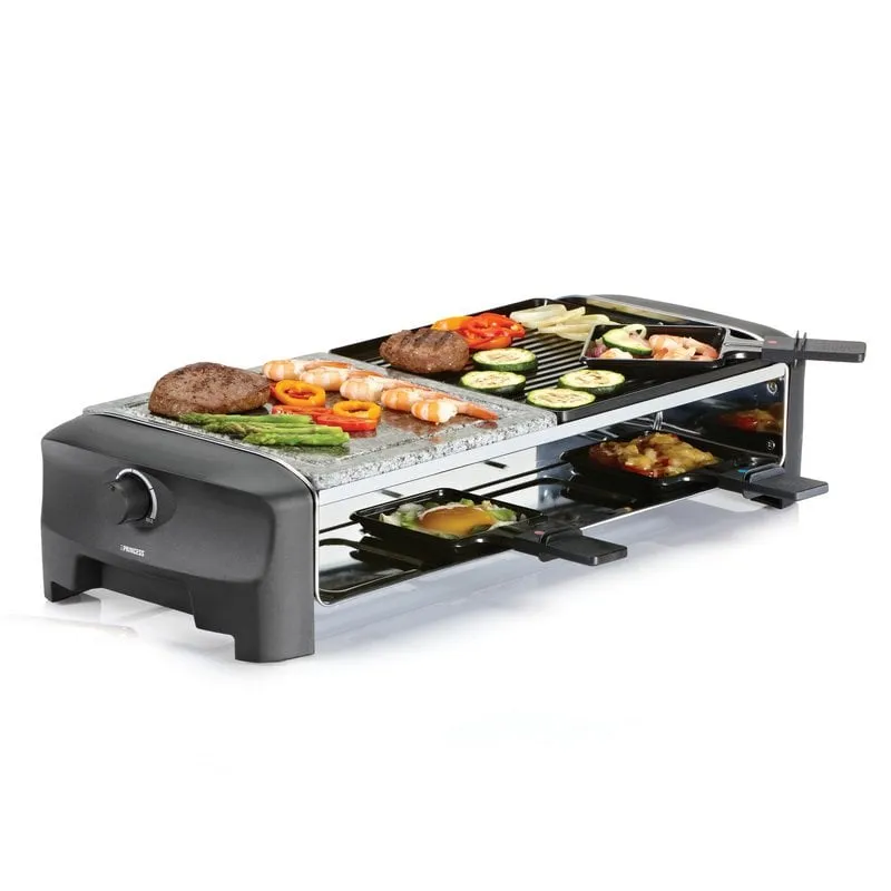 Princess 162820 Raclette 8 Stone & Grill Party - immagine 1