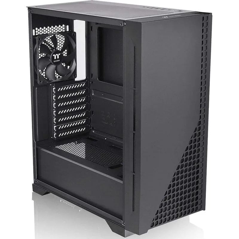 Thermaltake H330 TG Vetro temperato USB 3.1 Nero - immagine 1