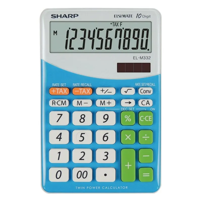 Sharp EL M332 BBL - BLU calcolatrice Desktop Calcolatrice finanziaria - immagine 1