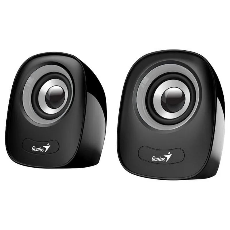 Altoparlanti Genius SP-Q160 2.0 6W Nero/Grigio - immagine 1