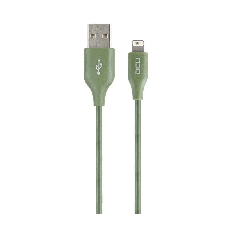 Cavo DCU Tecnologic da Lightning a USB 2m Verde - immagine 1