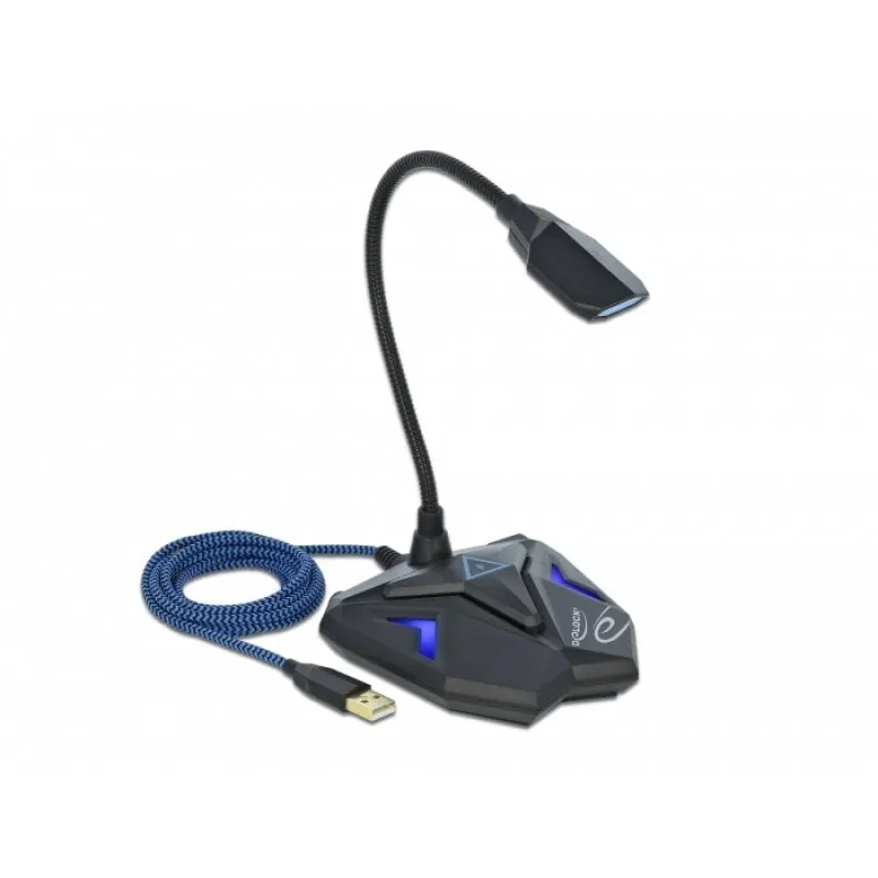 Delock Microfono da gioco USB Nero - immagine 1
