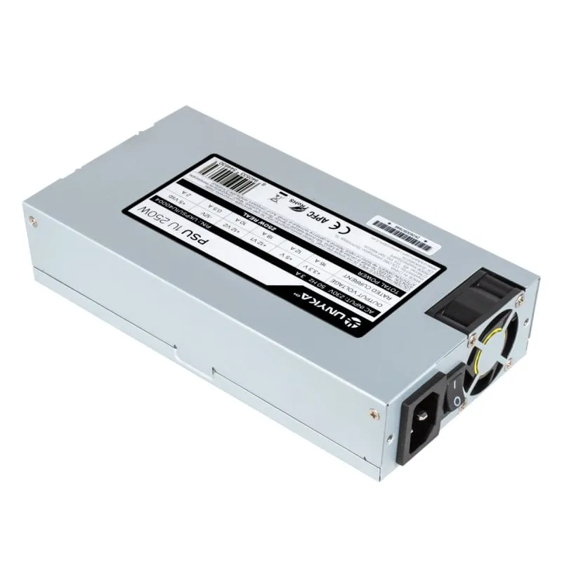 UNYKach UKPSU1U40004 Alimentatore Flex 1U 250W per rack 19" - immagine 1