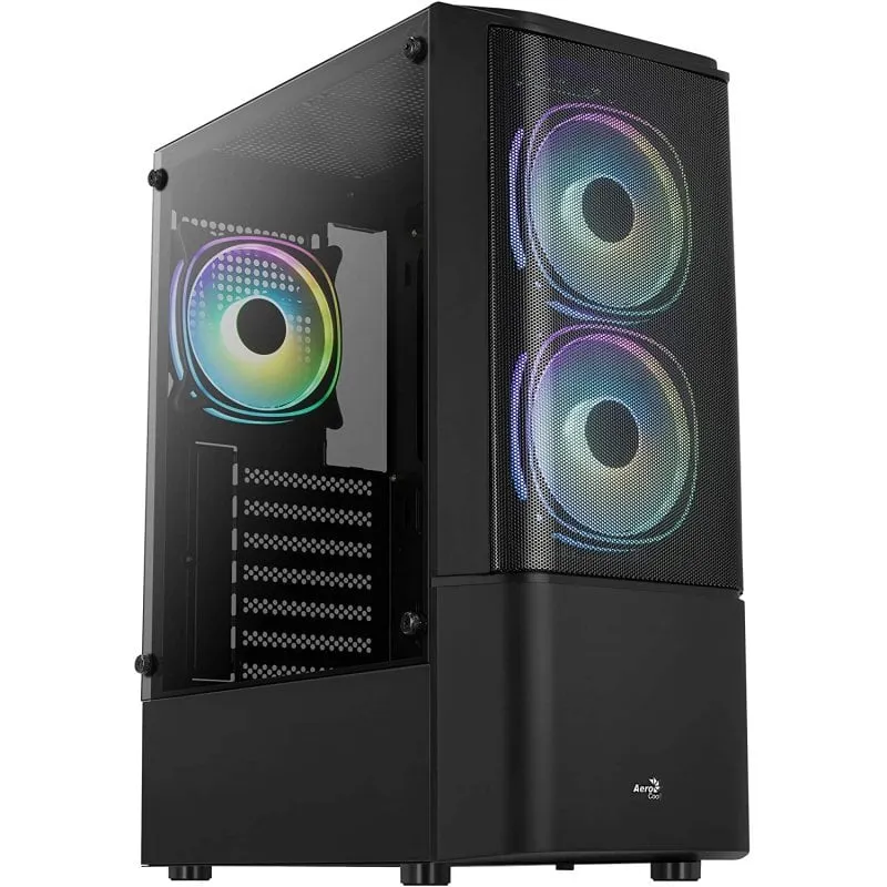 Aerocool Quantum Mesh V3 RGB Vetro temperato USB 3.0 Nero - immagine 1