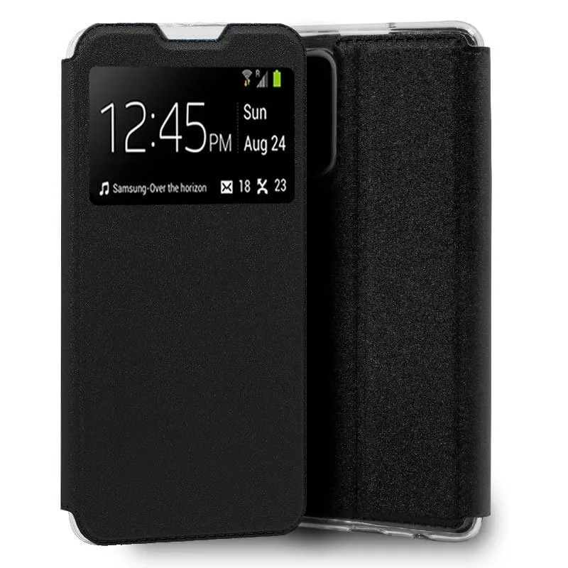 Custodia Flip Cover nera liscia e fresca per Xiaomi Mi 10T/Mi 10T Pro - immagine 1