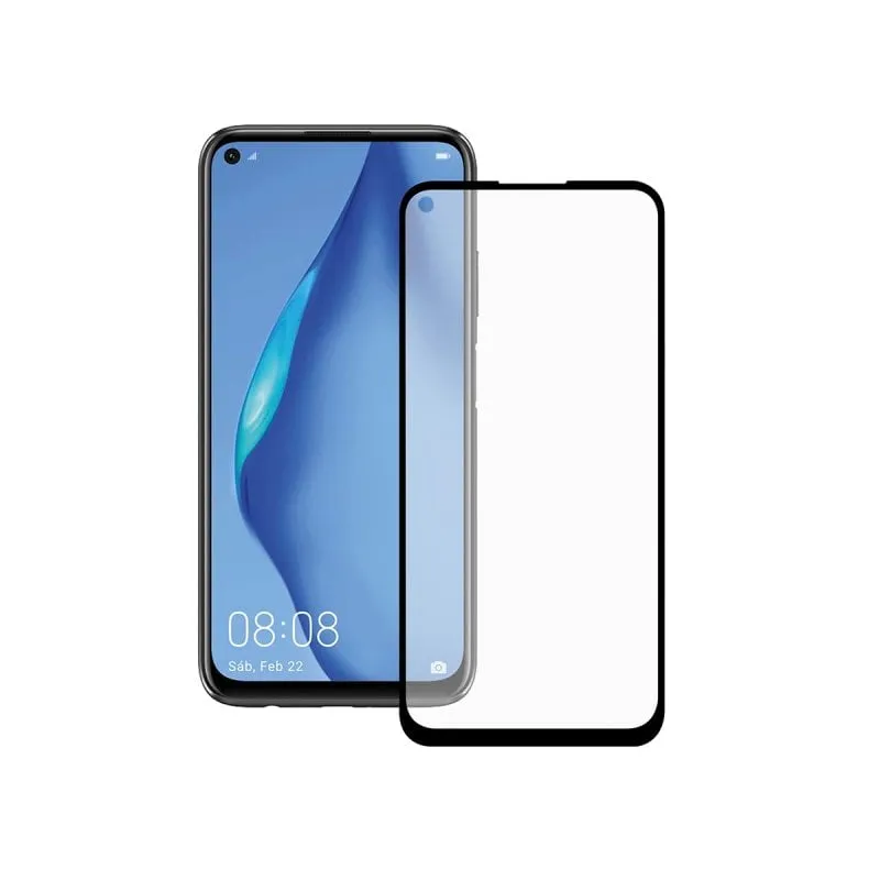 Vetro temperato Ksix 9H Extreme 2.5D bordo nero per Huawei P40 Lite - immagine 1