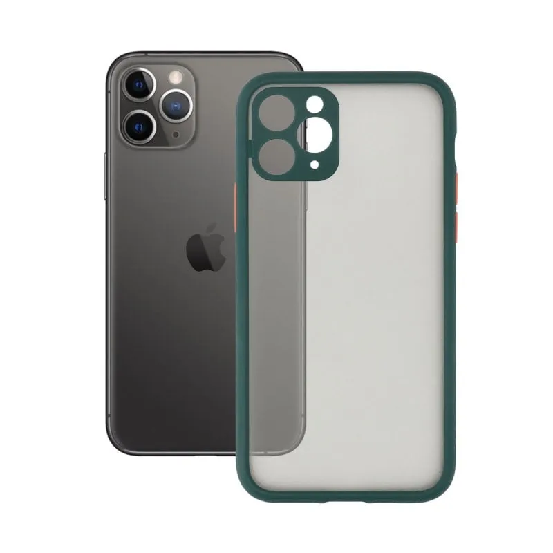Custodia morbida verde Ksix Duo per iPhone 11 Pro - immagine 1