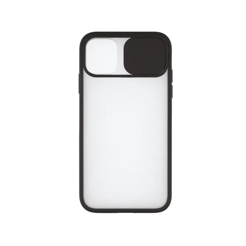 Custodia nera protettiva Ksix Duo Soft Cam per iPhone 12 Mini - immagine 1
