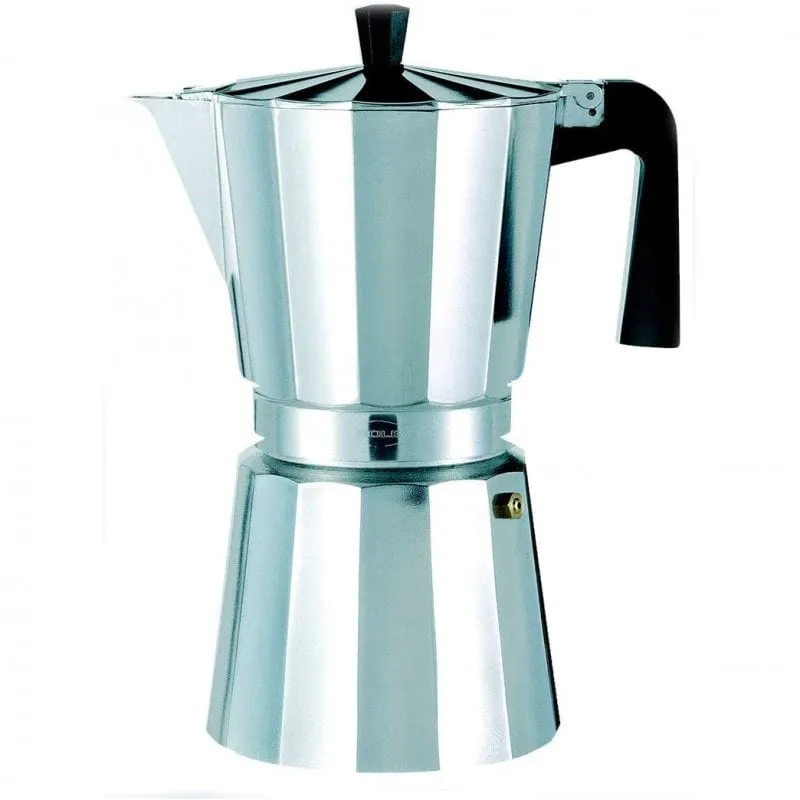 Caffettiera italiana Oroley New Vitro in alluminio 12 tazze - immagine 1