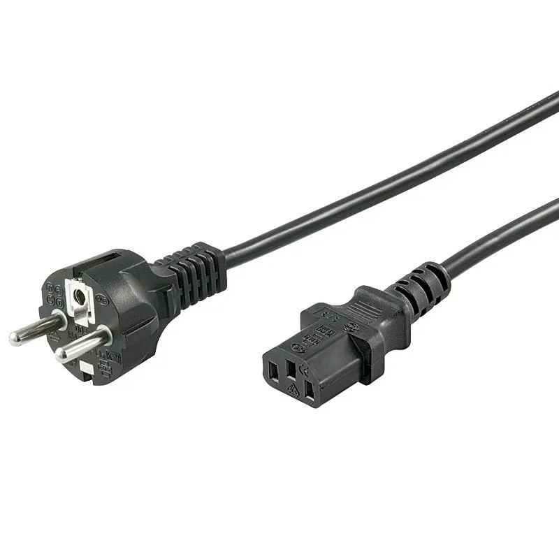 Cavo di alimentazione CPU dritto Goobay C13 3 m Nero - immagine 1