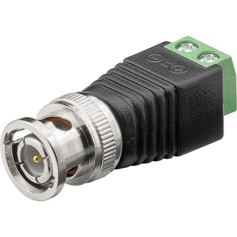 Connettore maschio BNC Goobay nero 10 unità - immagine 1