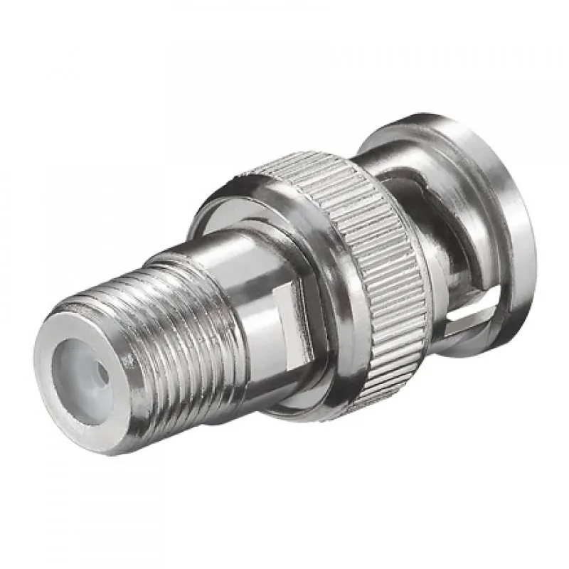 Adattatore antenna Goobay da BNC a F grigio - immagine 1