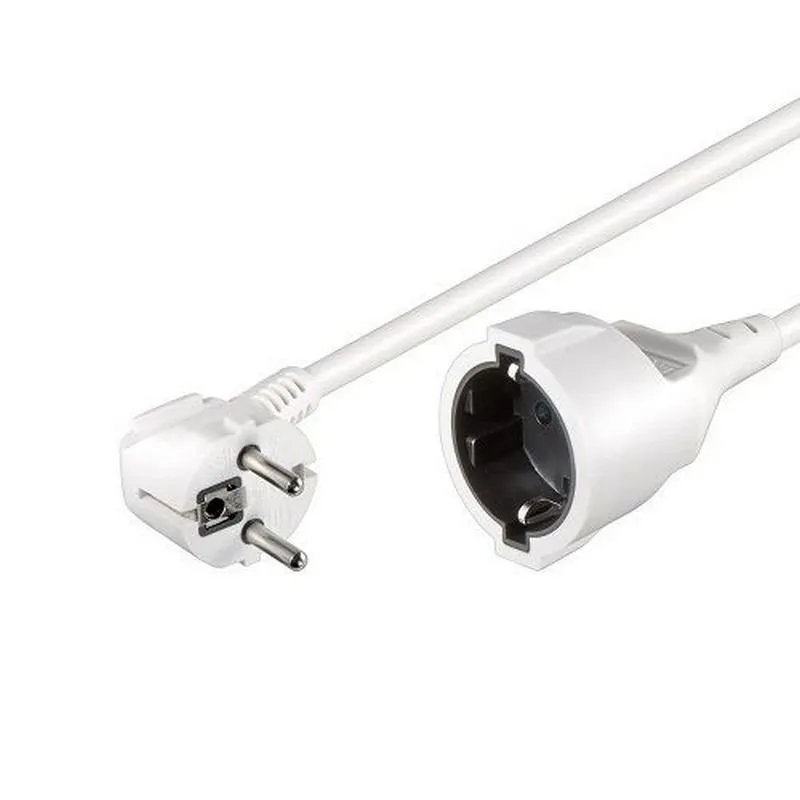 Cavo di alimentazione prolunga Schuko Goobay da 3 m bianco - immagine 1