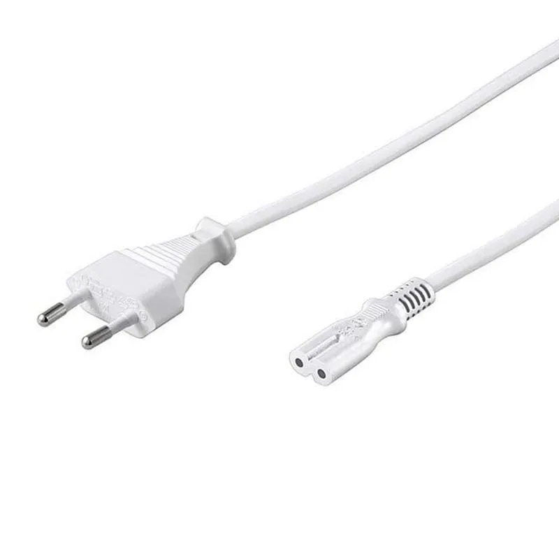 Cavo di alimentazione Goobay IEC-320/C7 5 m Bianco - immagine 1