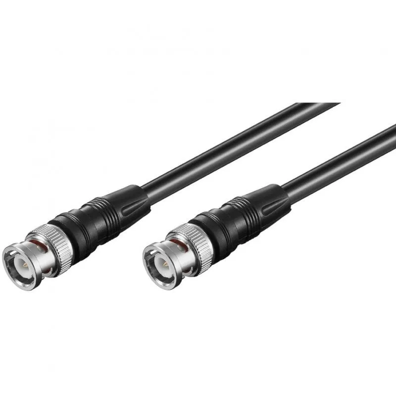 Cavo Goobay da BNC a RG58 maschio/maschio 1 m Nero - immagine 1