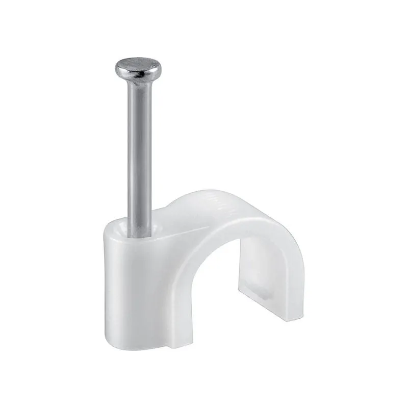 Goobay Set 100 Grapillon per Cavo Tondo 4mm Bianco - immagine 1