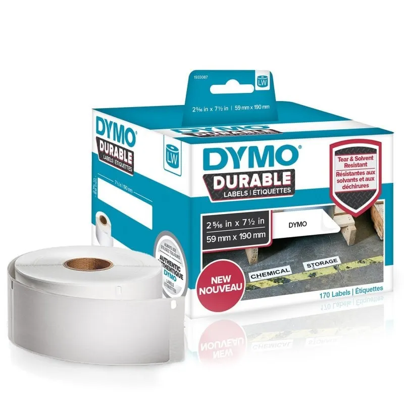 DYMO LW - LW Durable Labels - 59 x 190 mm - 1933087 Bianco Etichetta per stampante autoadesiva - immagine 1