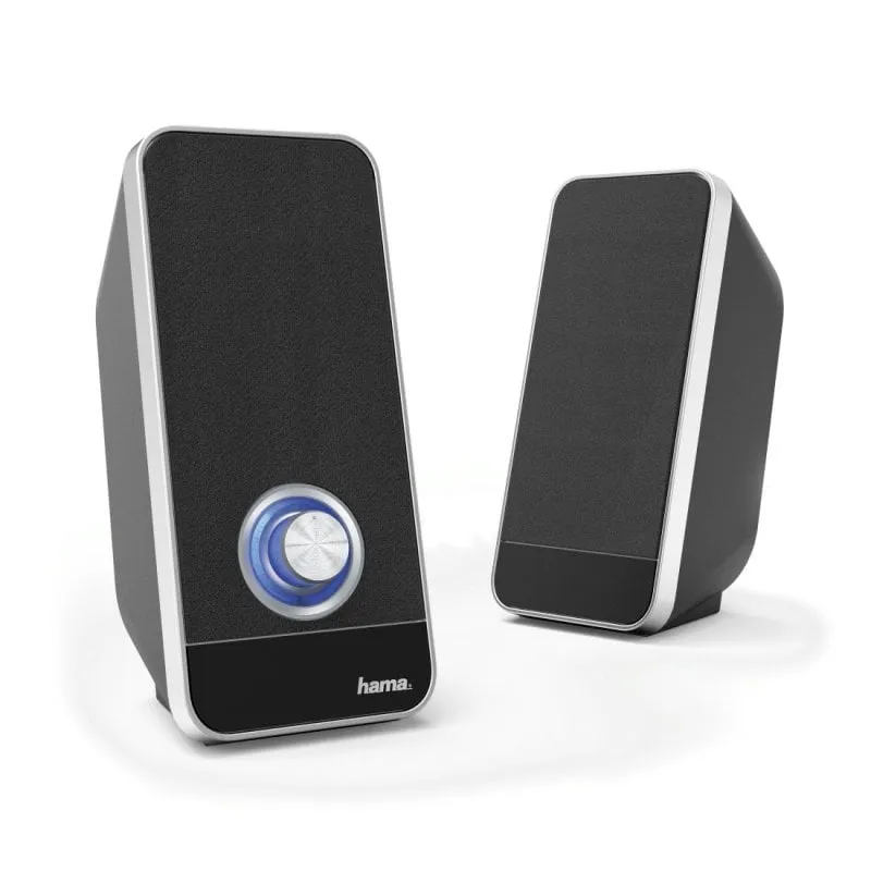 Altoparlanti Hama Sonic LS-206 2.0 Nero/Grigio - immagine 1