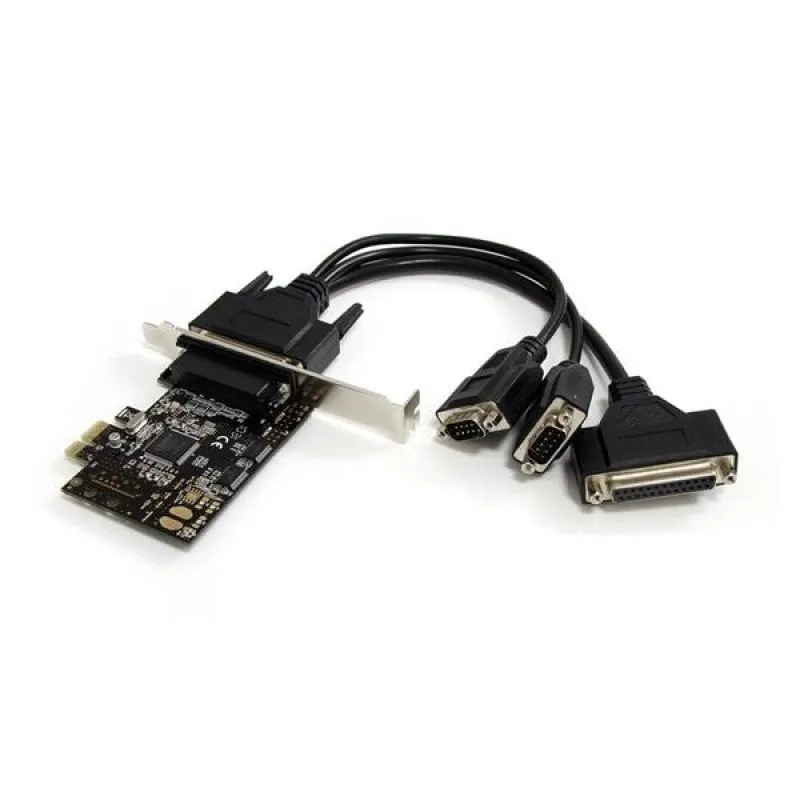 StarTech.com Scheda seriale/parallela PCI Express 2S1P con cavo di ripartizione - immagine 1