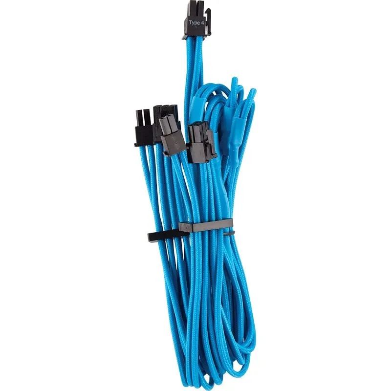 Cavo Corsair Premium PCIe tipo 4 generazione 4 blu - immagine 1