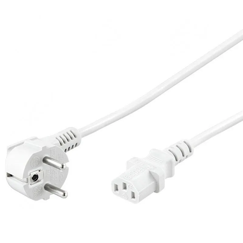Cavo di alimentazione Goobay Schuko/C13 2,5 m Bianco - immagine 1