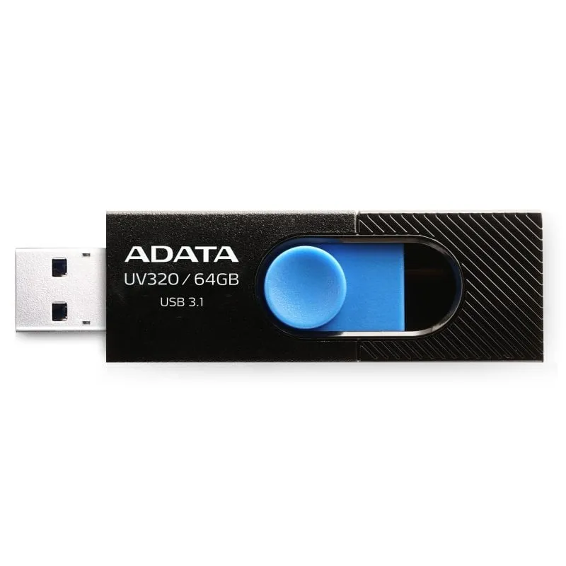 Adata UV320 64GB USB 3.1 Nero/Blu - immagine 1