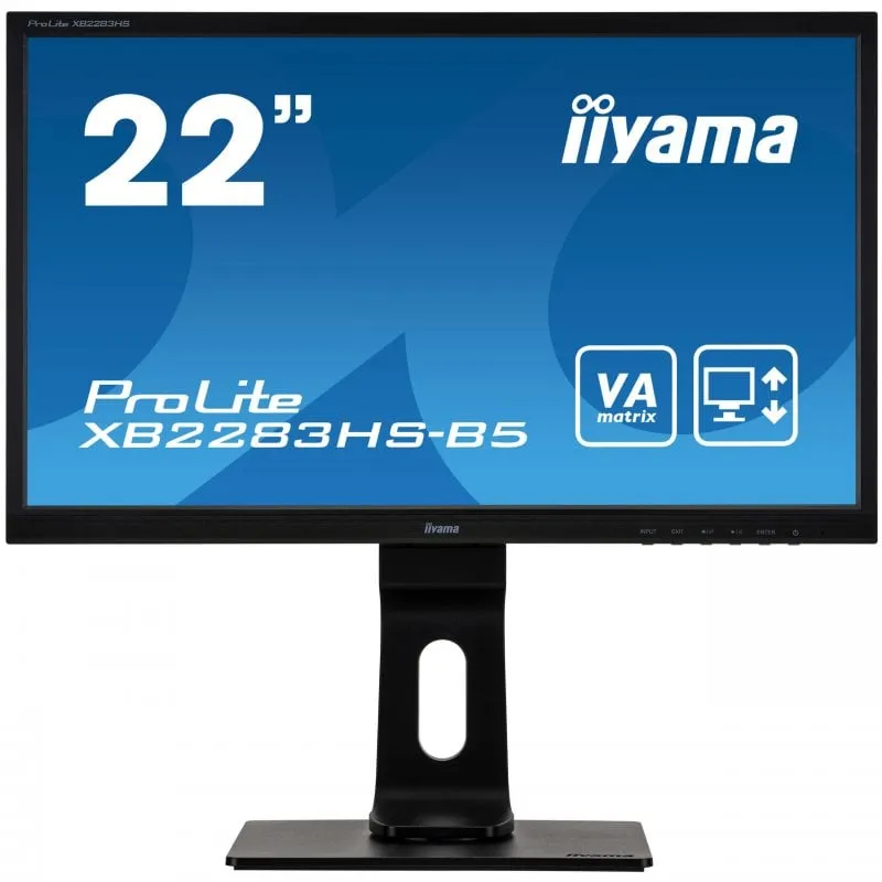 Monitor PC iiyama ProLite XB2283HS-B5 21,5" FullHD 85Hz VA Altoparlanti 4ms - immagine 1