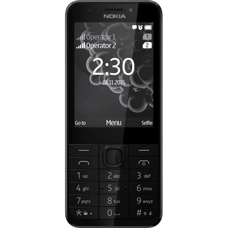 Nokia 230 Dual Sim Grigio Argento Gratis - immagine 1