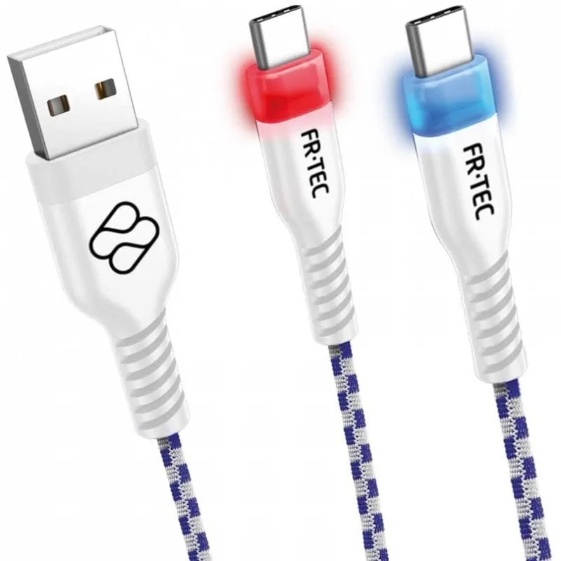 Cavo USB-C FR-TEC con LED per controller PS5 3 m - immagine 1