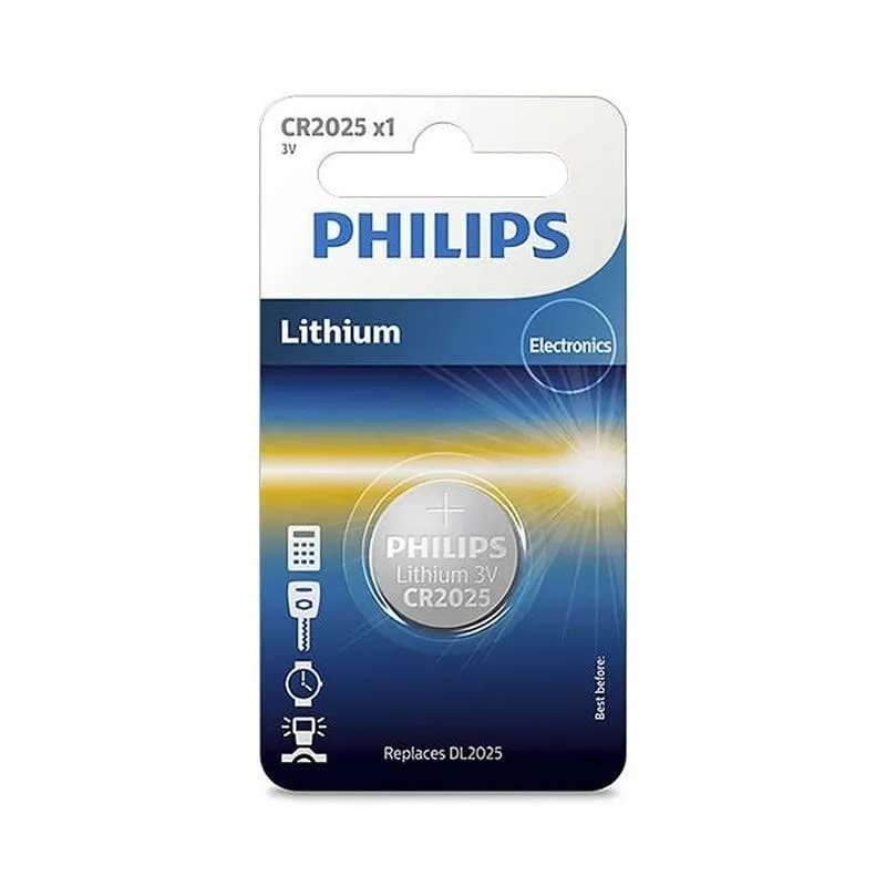 Philips Minicells Batteria CR2025/01B - immagine 1