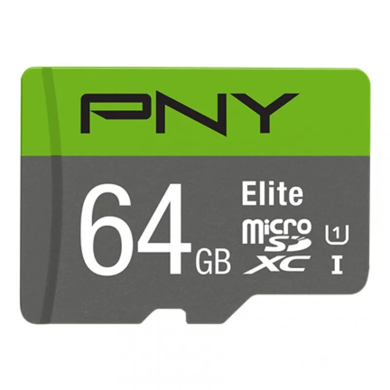 PNY Elite microSDXC 64GB UHS-I Classe 10 - immagine 1