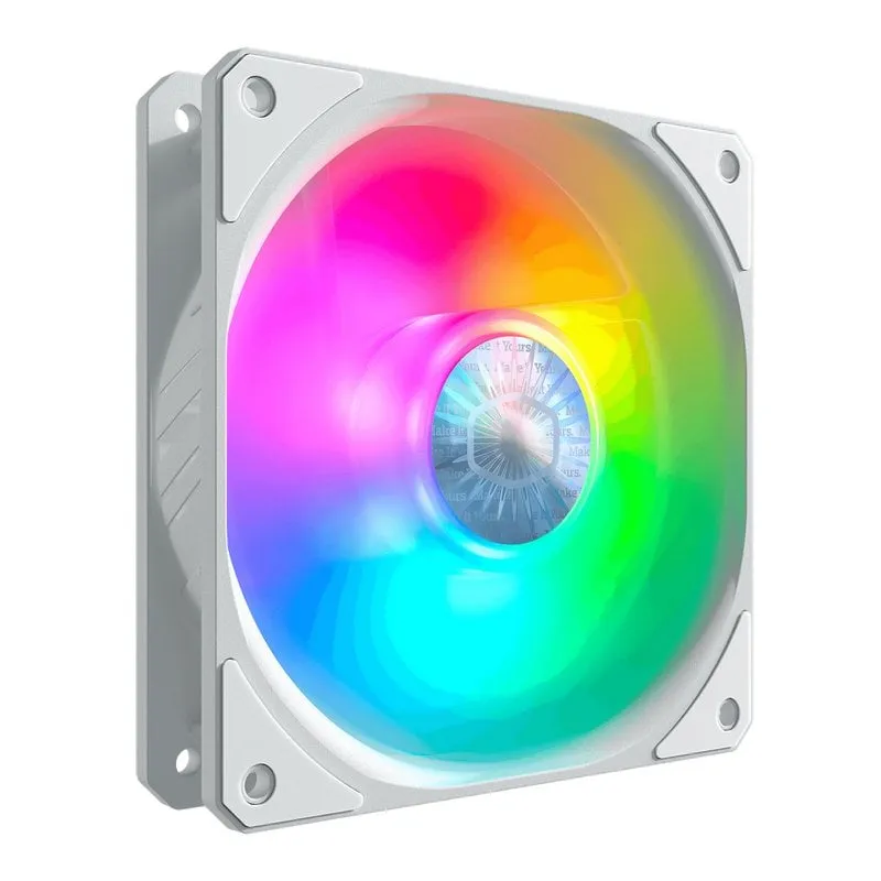 Ventola Cooler Master SickleFlow 120 ARGB da 120 mm bianca - immagine 1