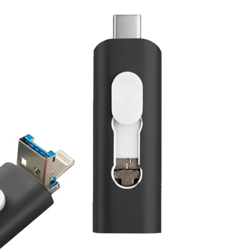 Fantastico 3 in 1 128 GB Lightning / Type-C / Micro-USB Nero - immagine 1