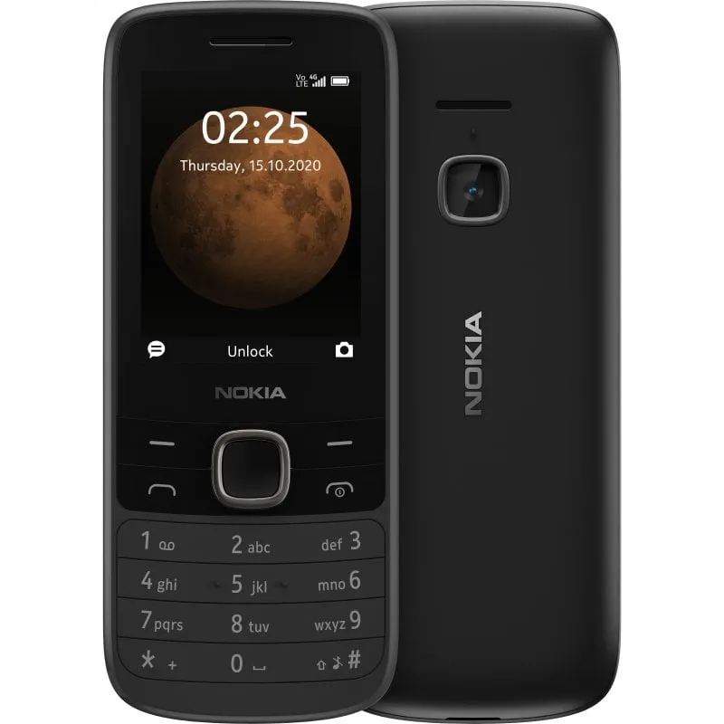 Nokia 225 4G Nero Gratis - immagine 1