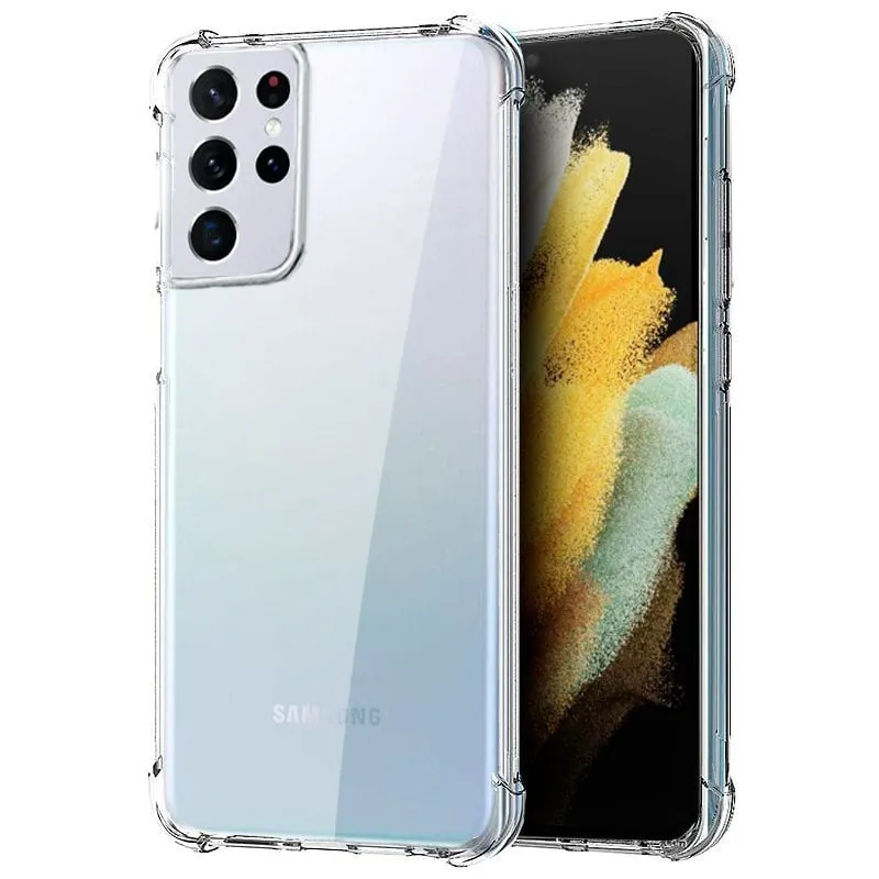 Fantastica custodia antishock trasparente per Samsung Galaxy S21 Ultra - immagine 1