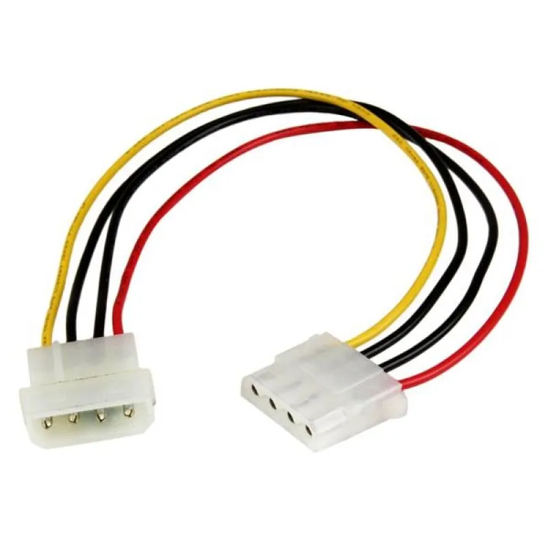 StarTech.com Cavo di estensione di alimentazione LP4 Molex da 30 cm – M/F - immagine 1