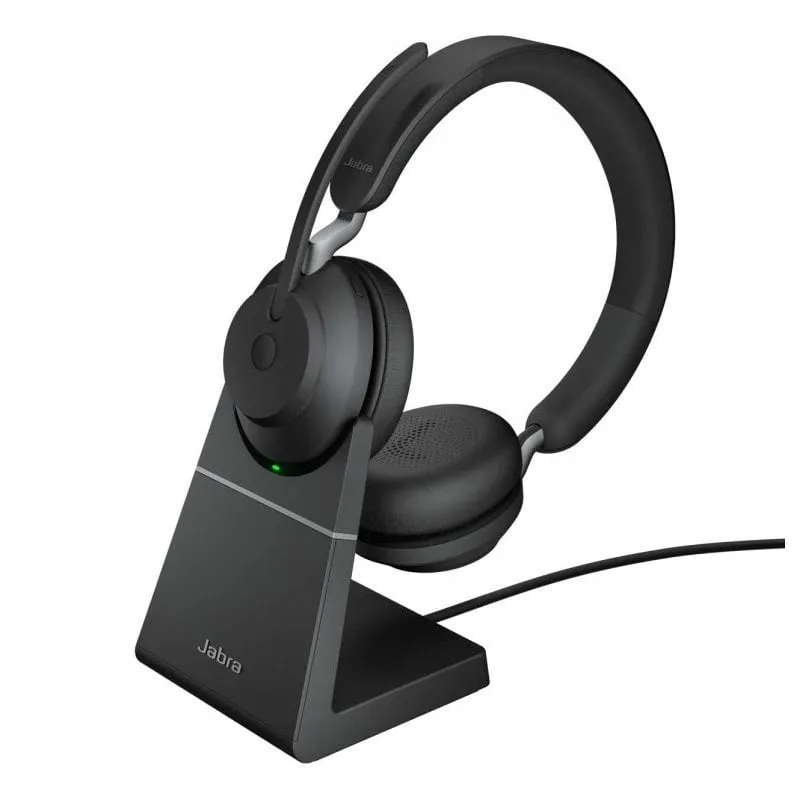 Jabra Evolve2 65 UC Stereo Auricolare Wireless A Padiglione Ufficio USB-C Bluetooth Nero - immagine 1