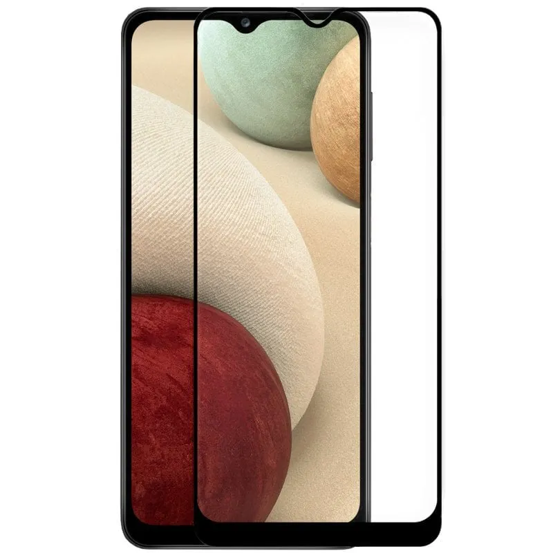 Fantastica protezione per schermo in vetro temperato nero 3D completo per Samsung Galaxy A12/M12 A125 - immagine 1