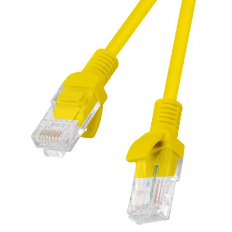 Cavo di rete Lanberg RJ45 UTP Cat.6 50 cm Giallo - immagine 1