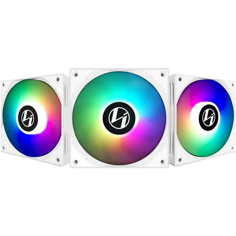 Lian-Li ST120 Confezione da 3 ventole supplementari da 120 mm bianche - immagine 1