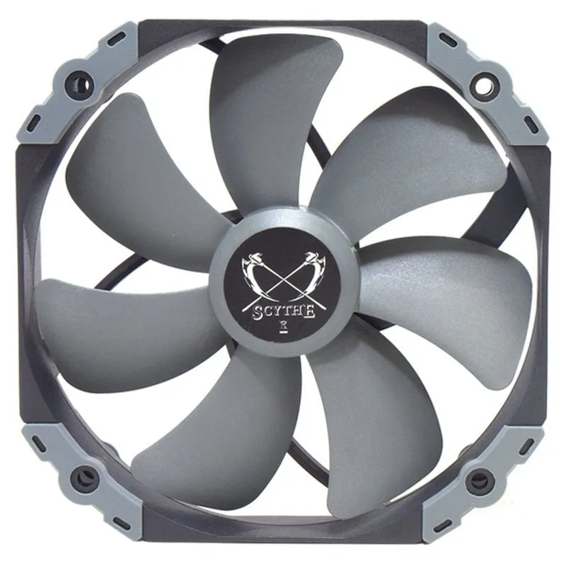 Ventilatore supplementare Scythe Kaze Flex 140 PWM 140mm 1800RPM nero con controllo PWM - immagine 1