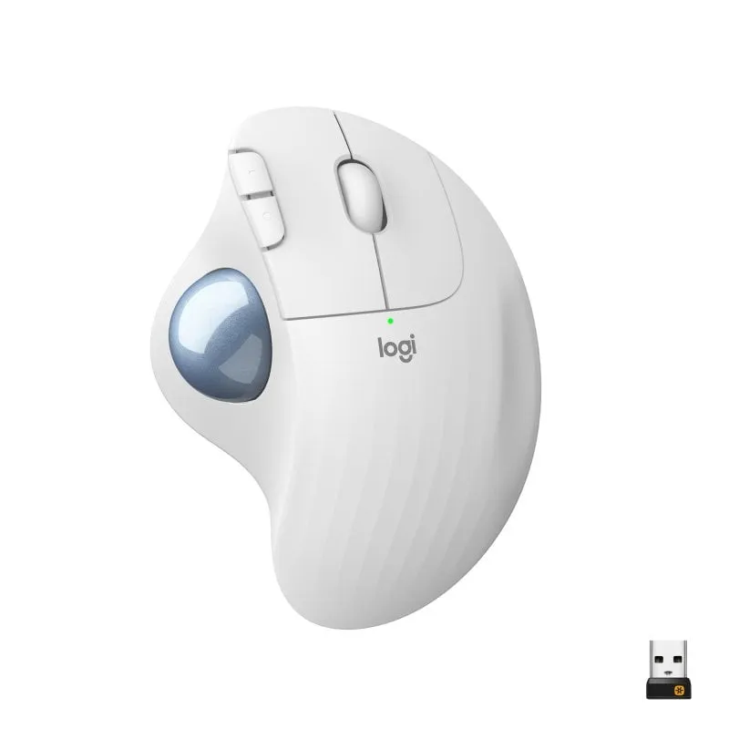Mouse trackball wireless Logitech Ergo M575 2000 DPI bianco - immagine 1