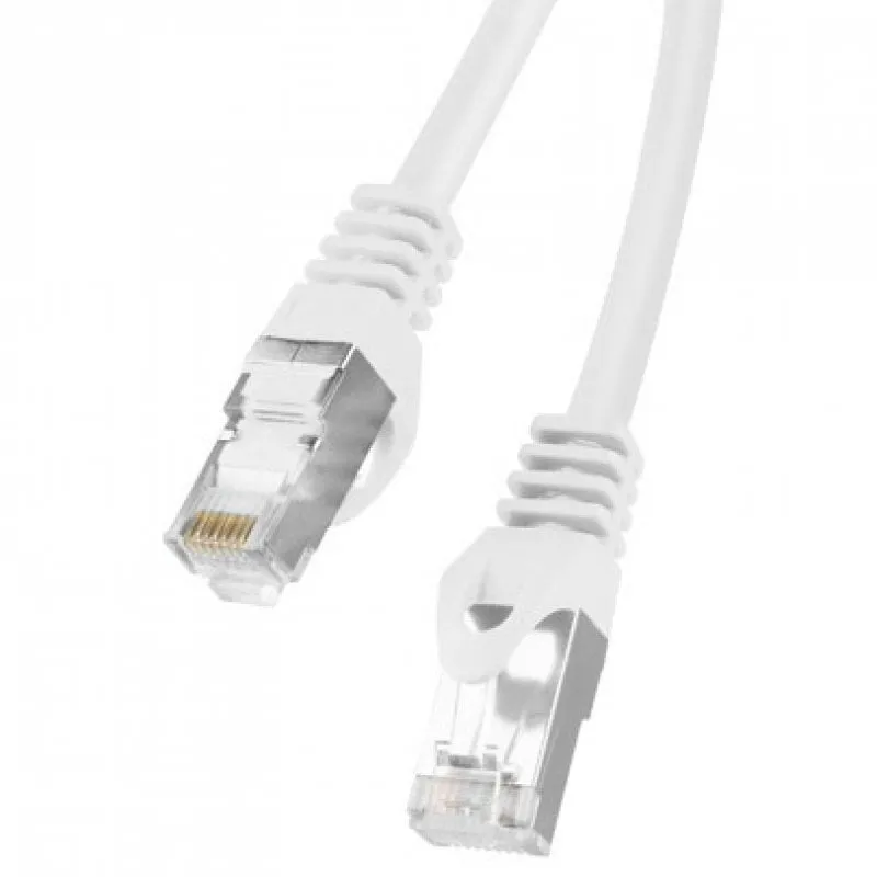 Cavo di rete Lanberg RJ45 Cat.6 FTP 25 cm Bianco - immagine 1