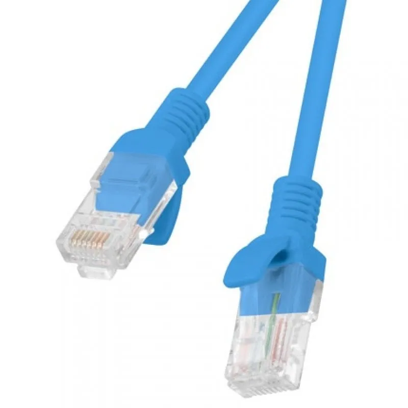 Cavo di rete Lanberg RJ45 UTP Cat.6 3m Blu - immagine 1