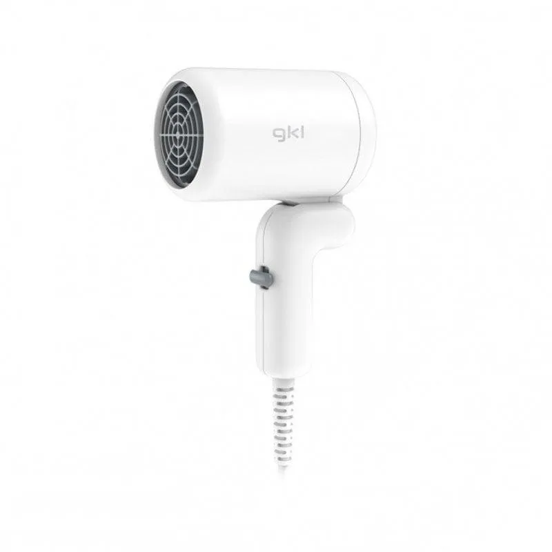 Phon Pieghevole da Viaggio GKL Beauty Pearl Lite Mini 500W 2 Temperature Bianco - immagine 1