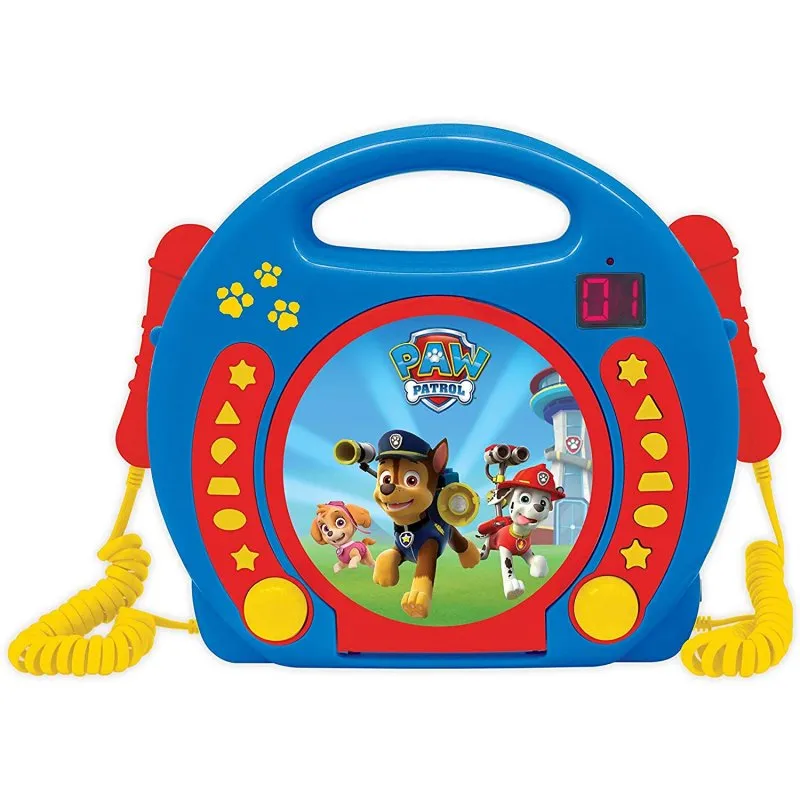 Lettore CD Lexibook Paw Patrol con 2 microfoni - immagine 1