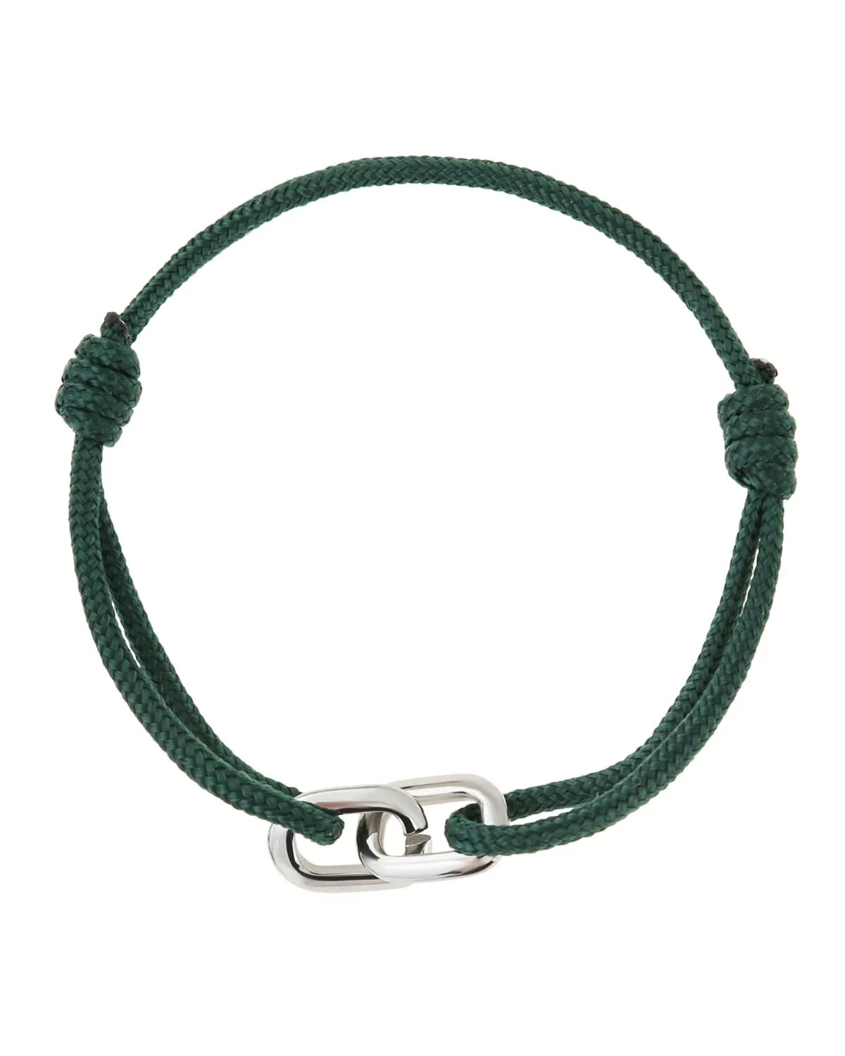 Made by Nami Bracciale Uomo Corda Marina Acciaio Inossidabile Regolabile Nautico Fatto a Mano - immagine 4