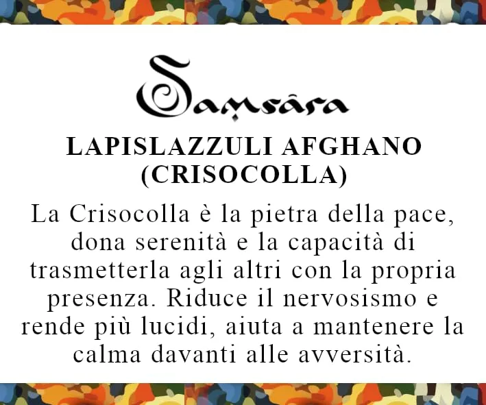 Samsara Bracciale Tibetano in Lapislazzuli Afghano Regolabile 18,5-22,5 cm Perline Naturali 8 mm Filo Cotone Cerato Alta Resistenza Chiusura Ottone Gioiello Artigianale Unisex - immagine 2